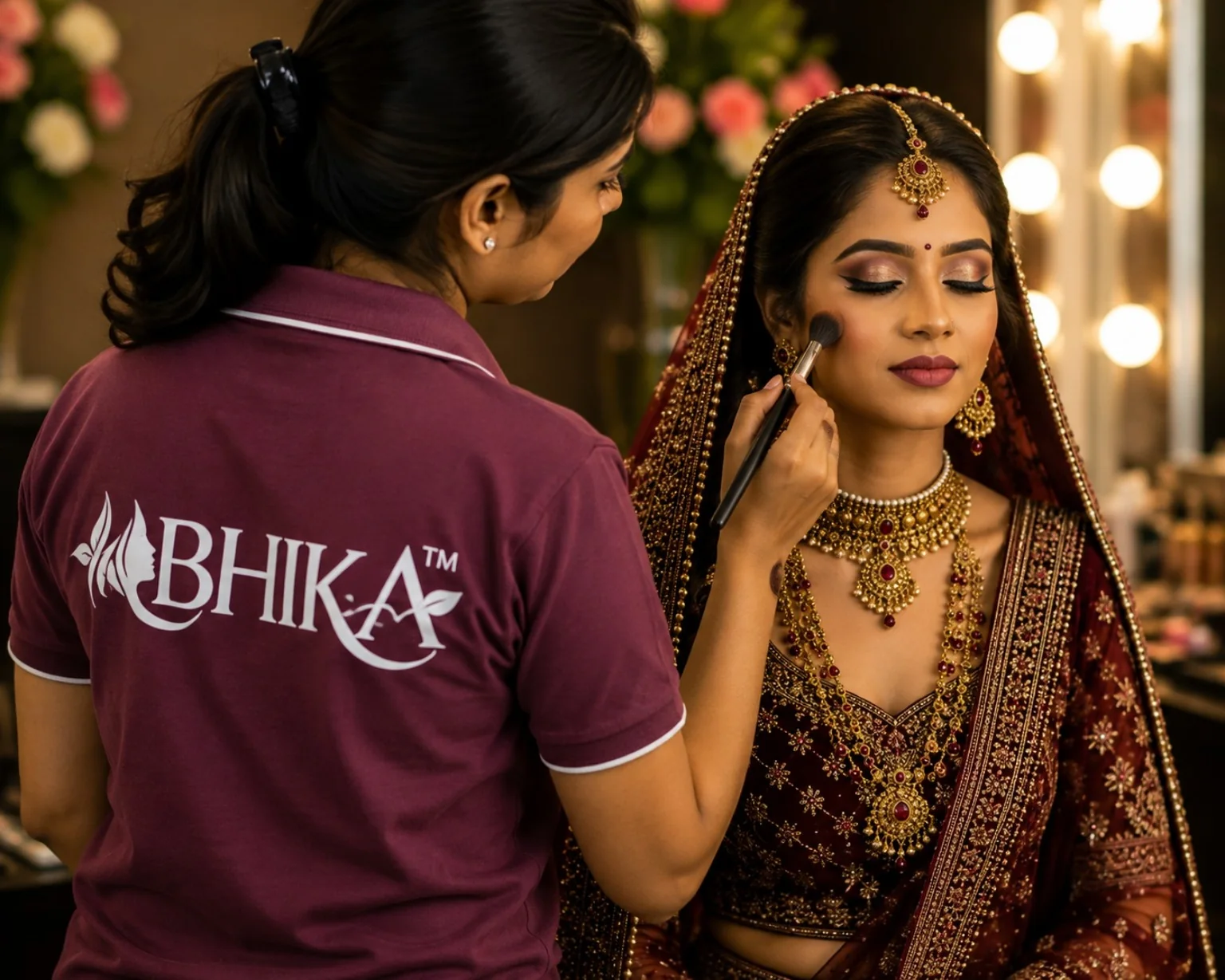 Makeup artistry at ABHIKA